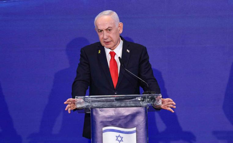  Israeli Prime Minister Benjamin Netanyahu speaks during a news conference at the Citadel of David Hotel, in Jerusalem, December 22, 2025. 