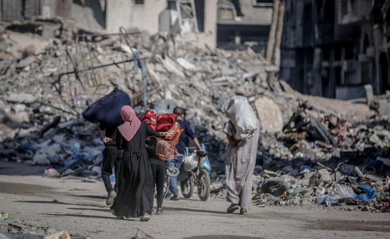 اسرائيل تدفع الفلسطينيين الى الهجرة بكل الطرق