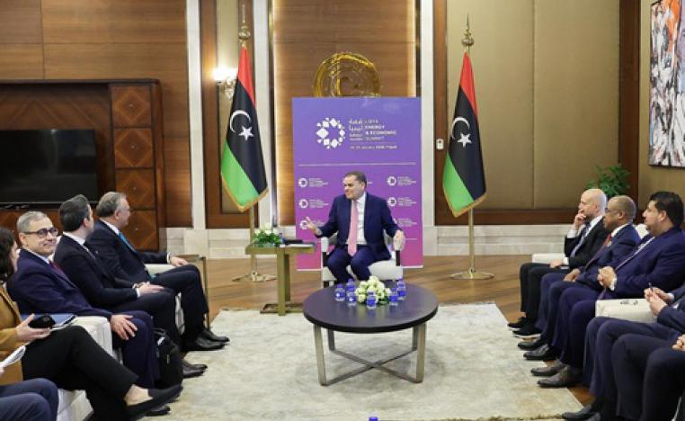 الدبيبة يبحث عن دعم ترامب كون سياسات الاخير ترتكز على عقد الصفقات الاقتصادية