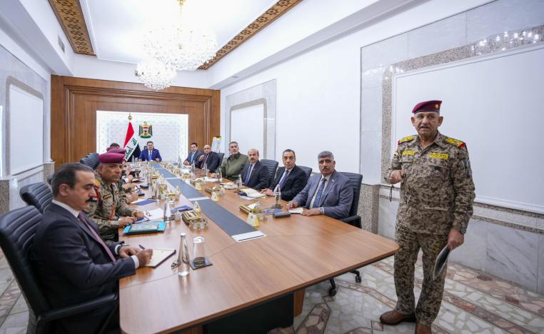 الأجهزة الأمنية والعسكرية تعرض على الحكومة العراقية التطورات على الحدود مع سوريا