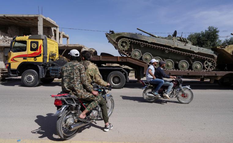 الجيش السوري عزز من تواجده قرب الحدود مع لبنان