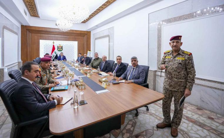 Security and military agencies brief the Iraqi government on developments along the Syrian border