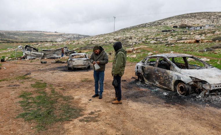 تجمع بدوي يتعرض لعملية تطهير عرقي 