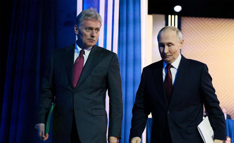 Peskov with Putin