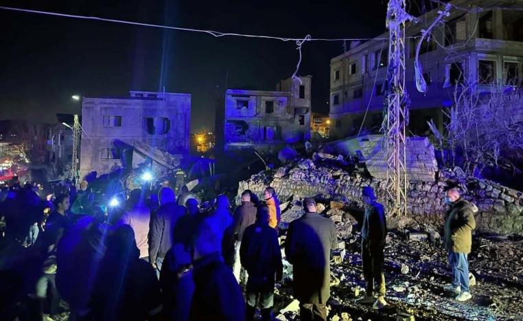 The strikes target the villages of Hammara and Ain el-Tineh in eastern Lebanon's Bekaa Valley and Kfar Hatta and Aanan in the south