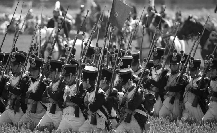 After the Battle of Waterloo in 1815, where tens of thousands of soldiers fell in a few hours, the ground turned into an open market