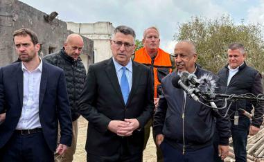  speaking from northern Israel where homes were damaged in an Iranian missile attack