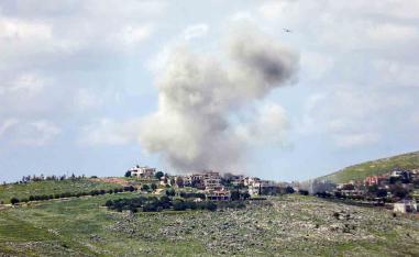 Israel pounding southern Lebanon 