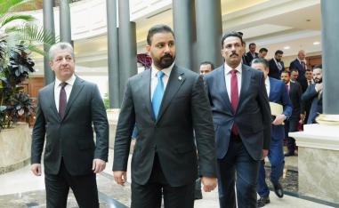 علي الزيدي ومسرور بارزاني