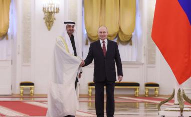 بوتين ومحمد بن زايد