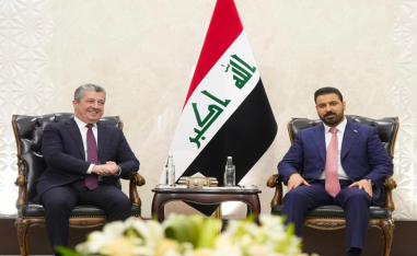 مسرور بارزاني وعلي الزيدي 