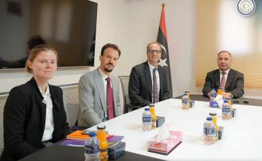 The talks reviewed the latest political developments in Libya