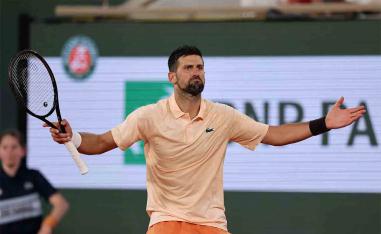 The Serb went past Roger Federer for the most Grand Slam men's singles appearances