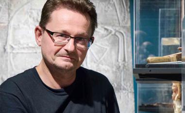 Dr. Frank Förster is now curator at the Egyptian Museum of Bonn University  (Photo: Volker Lannert)