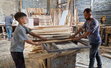 Carpenter in Gaza