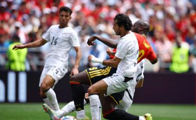 المنتخب المصري والمنتخب البلجيكي