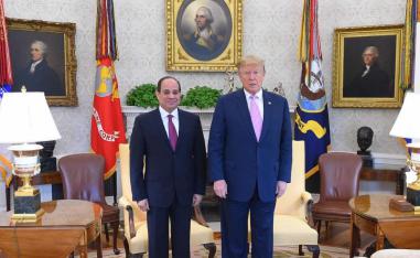 دونالد ترامب وعبد الفتاح السيسي