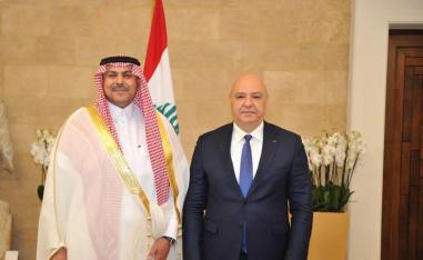 جوزيف عون وفهد بن عبدالرحمن الدوسري