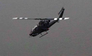 A US Apache helicopter