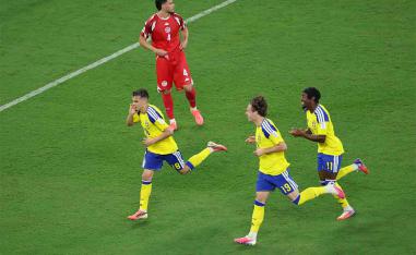 Sweden’s coach praised the forward partnership