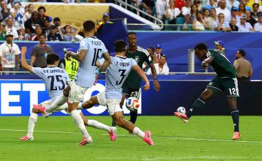 The Saudis were on top for much of the first half