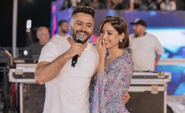 تامر حسني وبسمة بوسيل