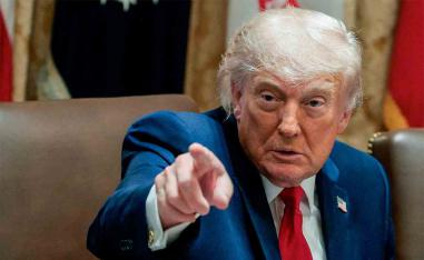 Trump bristled when asked if Netanyahu "tricked" him into attacking Iran