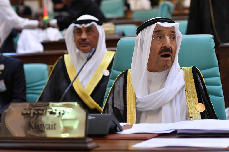Kuwaiti Emir Sheikh Sabah al-Ahmad al-Jaber al-Sabah 