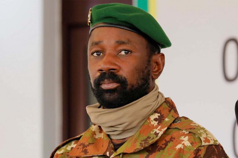 Colonel Assimi Goita, leader of Malian military junta