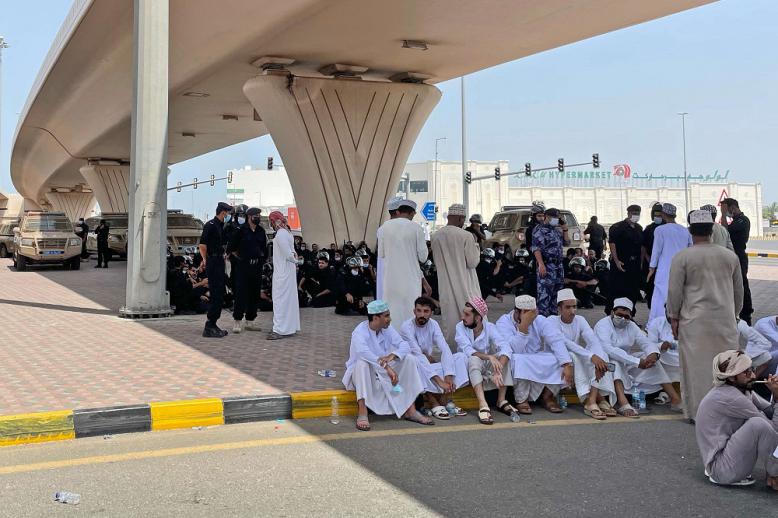 الاحتجاجات في عمان