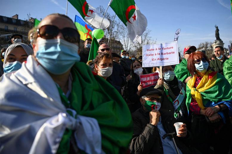 Algeria's diaspora in Europe supporting the Hirak movement