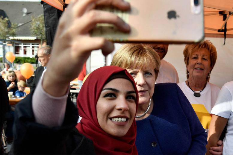 Hundreds of thousands of migrants entered Germany after former Chancellor Angela Merkel opened the borders in 2015 to refugees fleeing war 