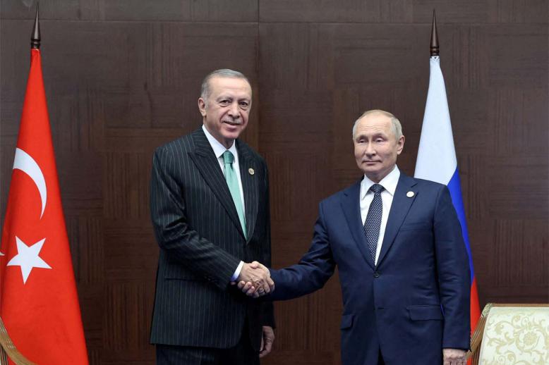 Erdogan with Putin