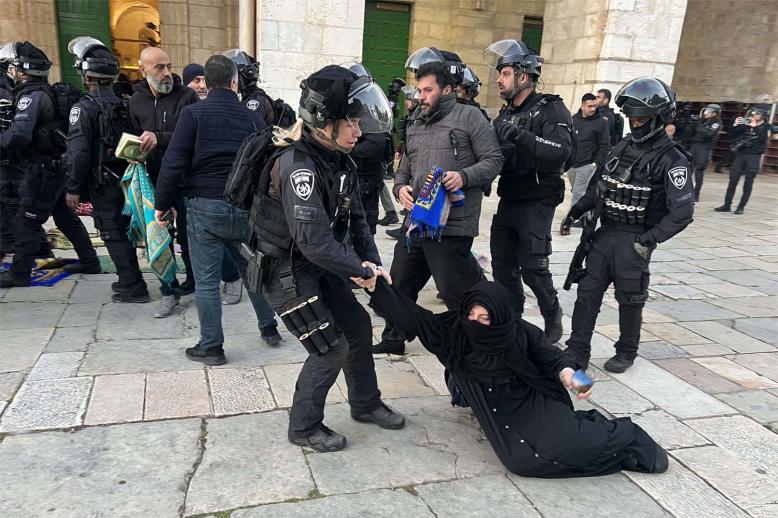 The scene of festive holiday-makers picnicking and praying at the holy site transformed into one of violence