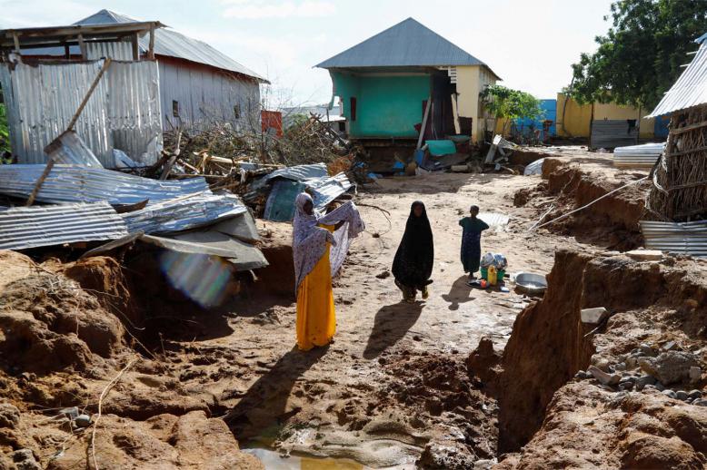 The floods have already killed at least 32 people and forced more than 456,800 from their homes in Somalia