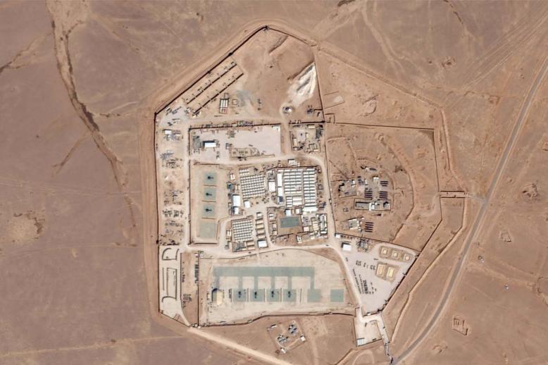 US military outpost known in Rukban, Rwaished District, Jordan
