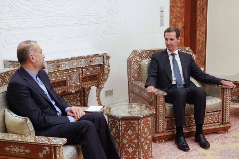الرئيس السوري بشار الأسد يستقبل وزير الخارجية الإيراني حسين أمير عبداللهيان