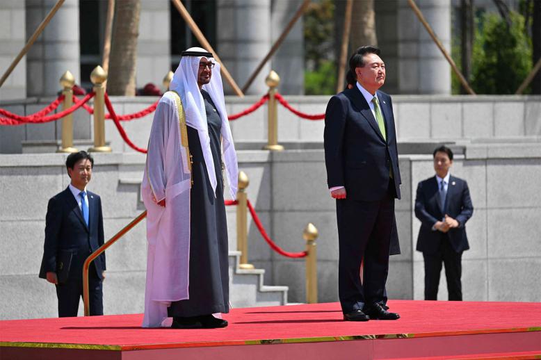 UAE and South Korean leaders