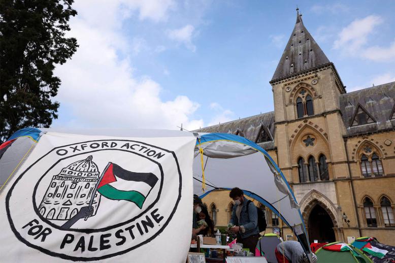 The protesters had been calling for the university to divest from companies with ties to Israel