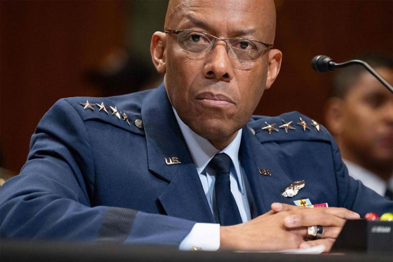 US Air Force General Charles Brown Jr., Chairman of the Joint Chiefs of Staff