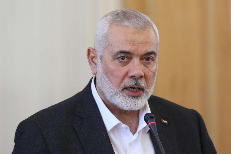 Ismail Haniyeh, the leader of the Palestinian Islamist group Hamas
