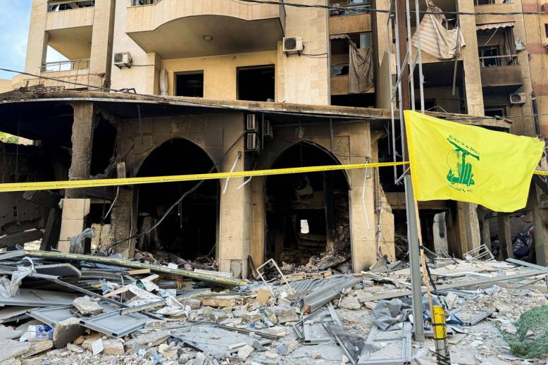 مبان مدمرة في الضاحية الجنوبية لبيروت
