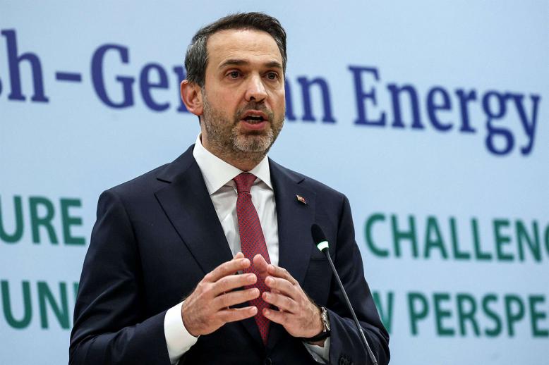 Turkey's Energy Minister Alparslan Bayraktar 