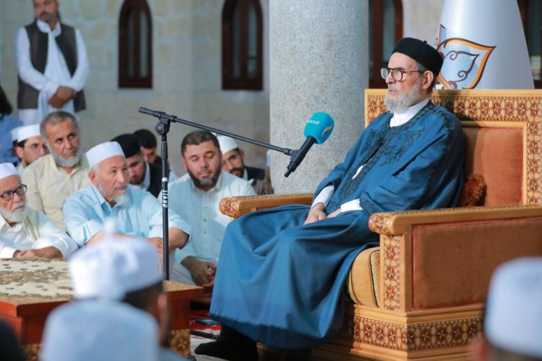 الاب الروحي لاخوان ليبيا يسعى لحماية مصالح عبدالحميد الدبيبة بالدعوة للعنف