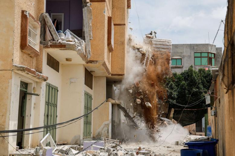 الجيش الاسرائيلي نفذ تفجيرات في مدينة طوباس كرد انتقامي