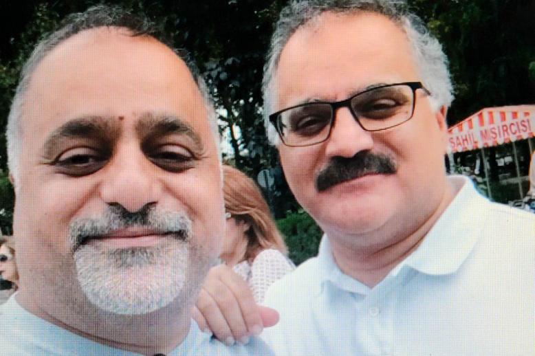 Haitham El-Zobaidi (R) with Muhannad El-Zobaidi