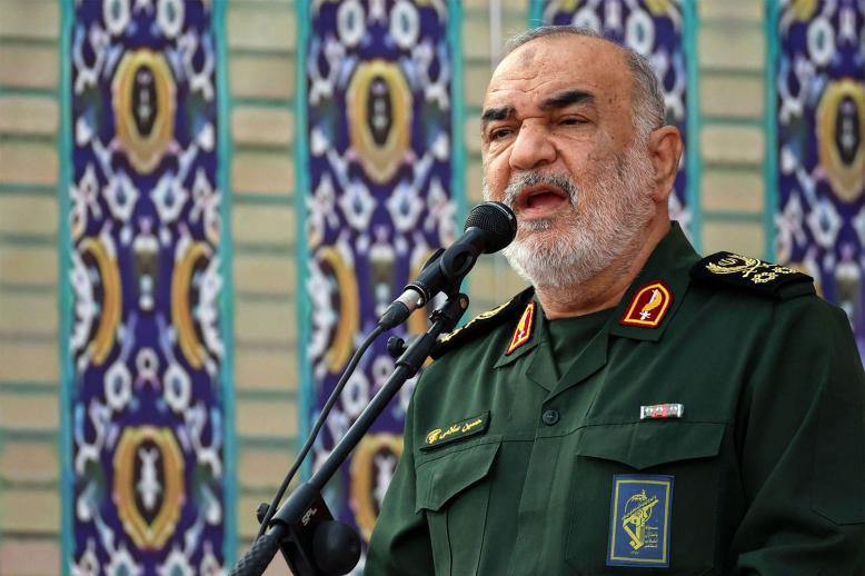 Head of Iranian revolutionary guard corps (IRGC) Hossein Salami 