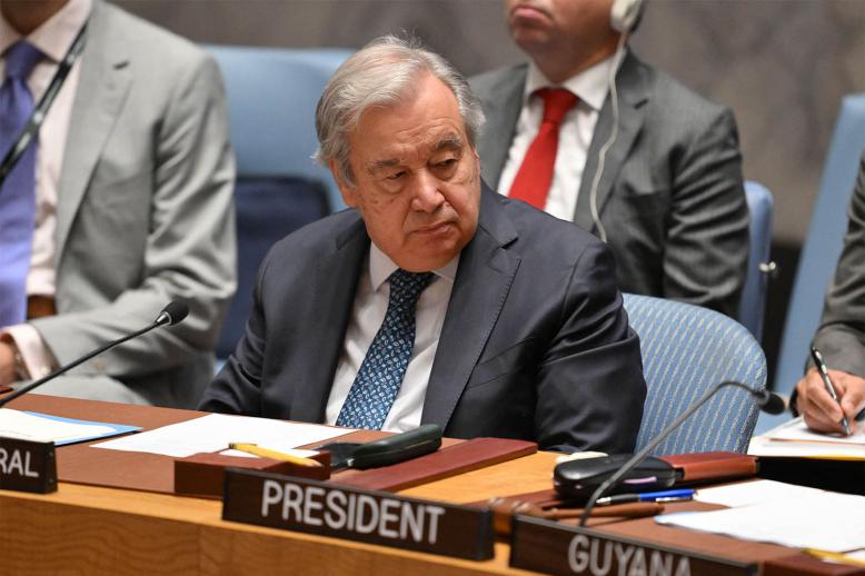 UN chief Antonio Guterres