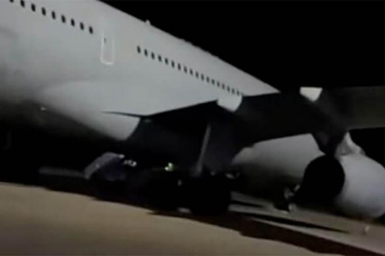 One of the damaged planes 