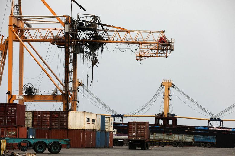 Israel targeted the docks of Al Hodeidah port with two strikes